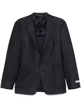 Canali клетчатый пиджак, синий