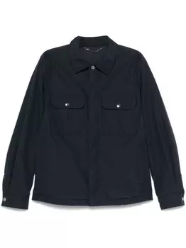 Canali куртка с классическим воротником, синий