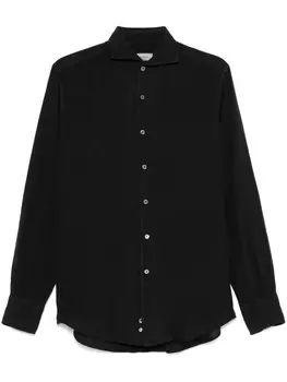 Canali льняная рубашка, синий