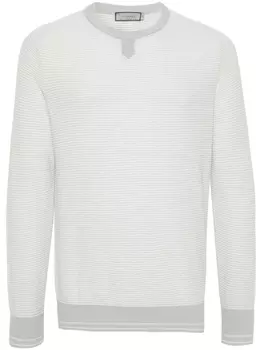 Canali махровый джемпер, серый