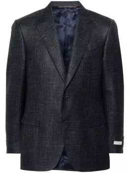 Canali однобортный пиджак, синий