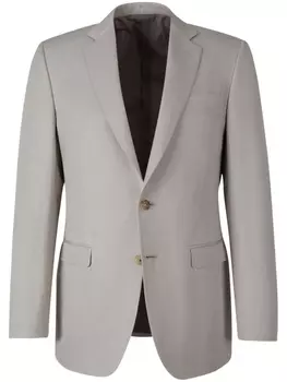 Canali пиджак с карманами, серый