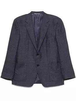 Canali пиджак с узором, синий