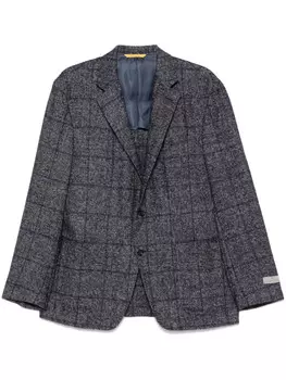 Canali пиджак в клетку, синий