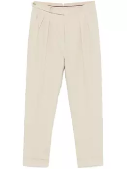 Canali плиссированные брюки, нейтральный