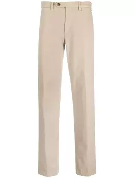 Canali прямые брюки чинос, нейтральный цвет