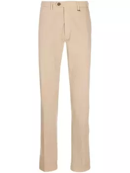 Canali прямые брюки чинос, нейтральный цвет