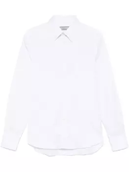 Canali рубашка с классическим воротником, нейтральный