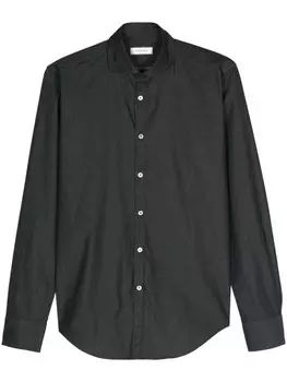 Canali рубашка с классическим воротником, серый