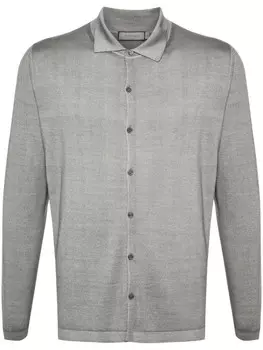 Canali рубашка тонкой вязки, серый