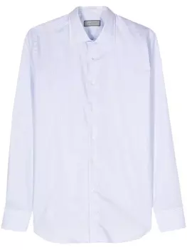 Canali рубашка в полоску, белый