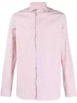 Canali рубашка в полоску, красный