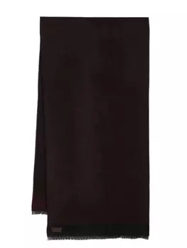 Canali шарф с логотипом, красный