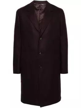 Canali шерстяное пальто, фиолетовый