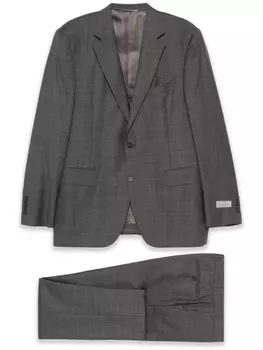 Canali шерстяной костюм, серый