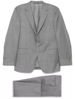 Canali шерстяной костюм, серый