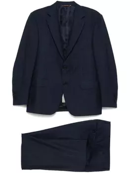 Canali шерстяной костюм, синий