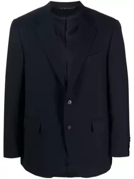 Canali шерстяной пиджак, синий