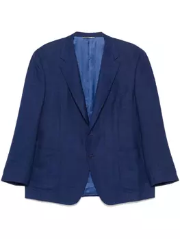 Canali шерстяной пиджак, синий