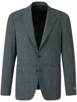 Canali шерстяной пиджак, зеленый