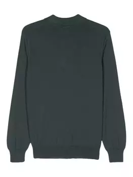 Canali свитер из шерсти мериноса, зеленый