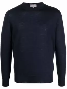 Canali толстовка с круглым вырезом, синий