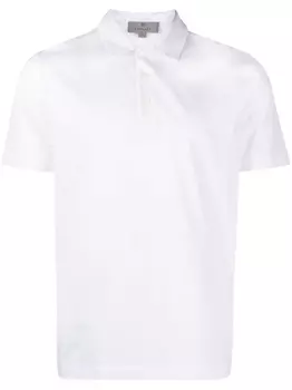 Canali трикотажная рубашка поло, белый