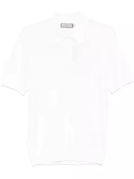 Canali трикотажная рубашка поло, белый