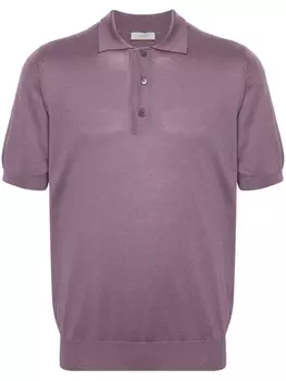 Canali трикотажная рубашка поло, розовый
