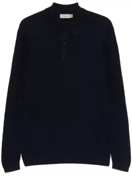 Canali трикотажная рубашка поло, синий