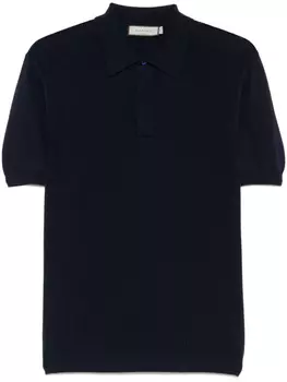 Canali трикотажная рубашка поло, синий