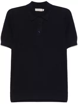Canali трикотажная рубашка поло, синий