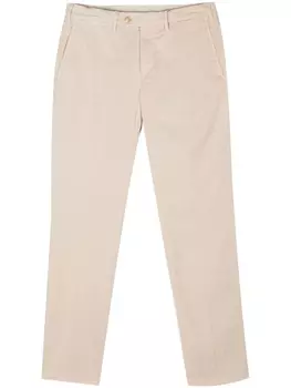 Canali твиловые брюки чинос, нейтральный цвет