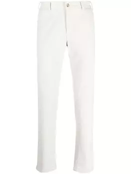 Canali узкие брюки чинос, серый