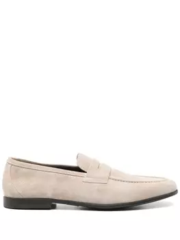 Canali замшевые лоферы, нейтральный
