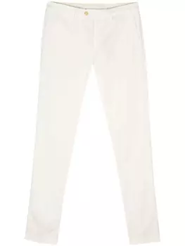 Canali зауженные брюки чинос, нейтральный