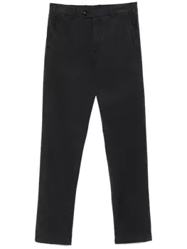 Canali зауженные брюки чинос, синий