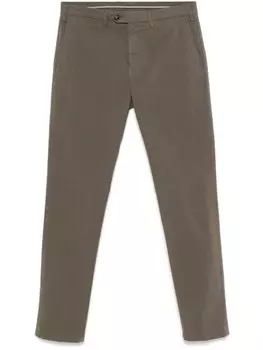 Canali зауженные брюки, серый