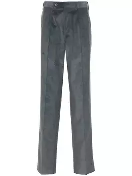 Canali зауженные вельветовые брюки, синий