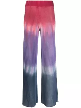 Canessa брюки Talisman с принтом тай-дай, фиолетовый