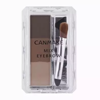 Canmake Mix Eyebrow 02 Натуральный Коричневый, Natural Brown , #bac, #dec