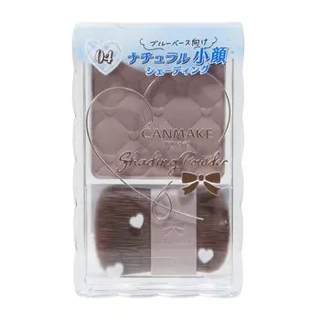 Canmake Оттеночная пудра 5г. 04 Ледяной Серо-Коричневый, Ice Gray Brown