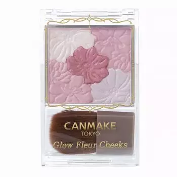 Canmake Сияние Fleur Cheeks 5,7г. 16 Сиреневый Флер, Lilac Fleur