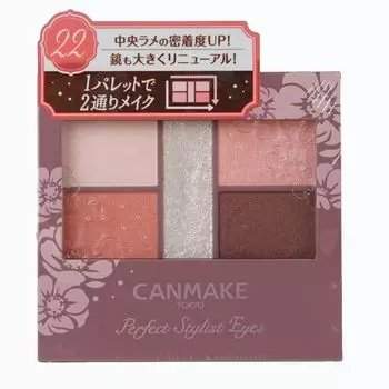 Canmake Тени для век Perfect Stylist 3g. 22 Абрикос Персик, Apricot Peach
