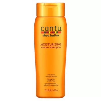 Cantu, Масло ши, Увлажняющий крем-шампунь, 13,5 жидких унций (400 мл)