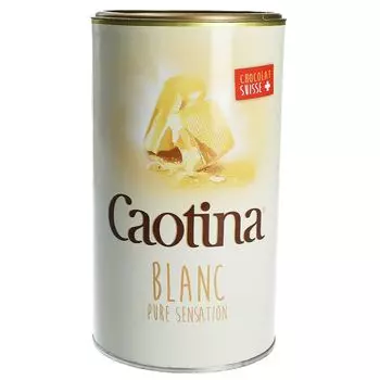 Caotina Blanc порошок для напитка, белый шоколад, 500 г, упаковка по 10 шт. Genuport Trade Gmbh