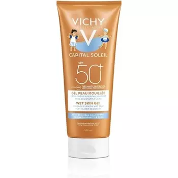 Capital Soleil Гель для влажной кожи детский Spf50+ 200мл, Vichy
