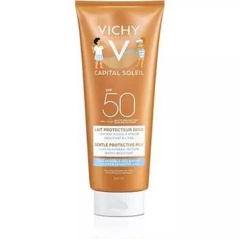 Capital Soleil Нежное молочко для детей для лица и тела Spf 50 300мл, Vichy