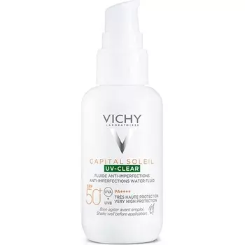Capital Soleil Uv Clear флюид против пятен Spf50, 40 мл, Vichy