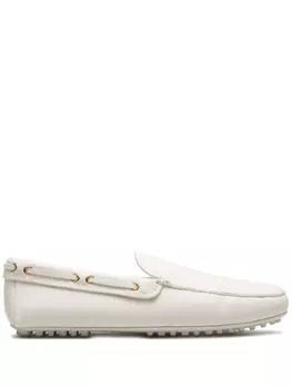 Car Shoe кожаные мокасины, белый